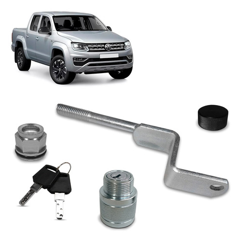 Trava De Estepe Amarok 2010 A 2019 Protetor Antifurto Gtnox