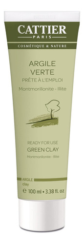 Cattier Green Clay Mask Ready For Use With All Natural Ingre