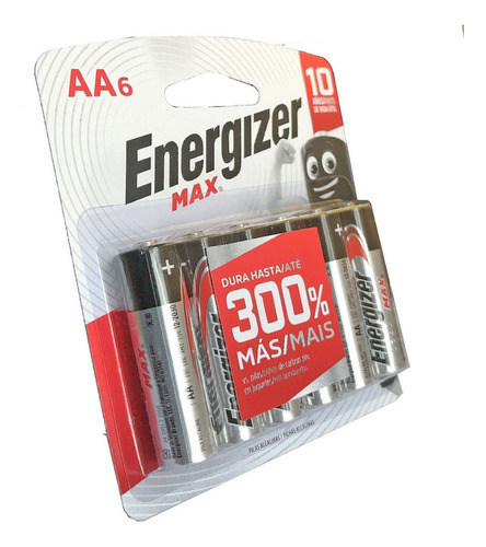Pila AA Energizer MAX E91 Cilíndrica - pack de 6 unidades