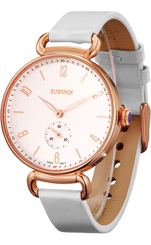 Survan Reloj De Pulsera De Moda De Cuarzo Suizo Para Mujer E