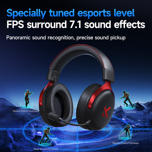 Auriculares Inalámbricos Para Juegos Mchose V9 Pro Con Tres