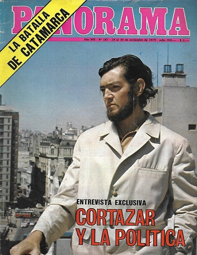 Revista Panorama N° 187_año 1970_julio Cortazar: Nota