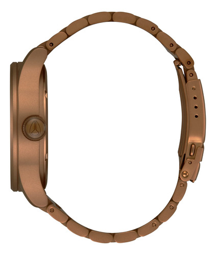 Reloj Nixon Sentry Ss A356 Bronce/negro 100 M Para Hombre