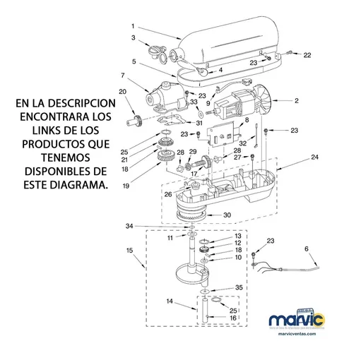 Partes de licuadora kitchenaid cheap