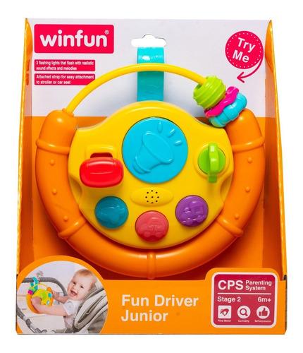 Juguete Para Auto O Cochecito Volante Luz Y Sonido Winfun