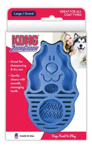 Cepillo Kong Zoom Groom Dog Perro