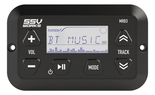 Controlador Medios Bluetooth Amplificado Resistente  Am/fm