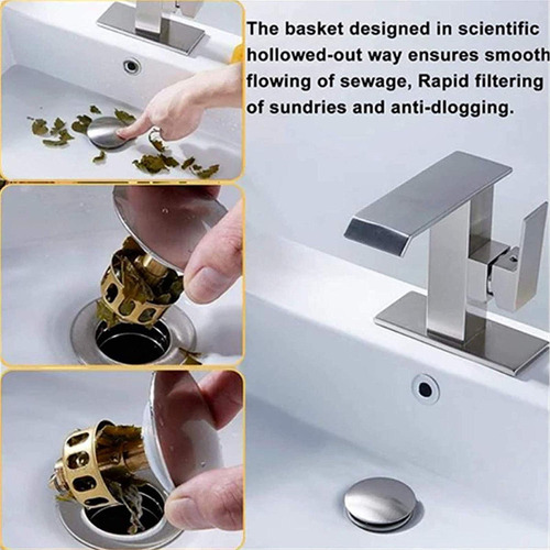 1 Pieza Universal Lavabo Drenaje Filtro Up Baño Lavabo
