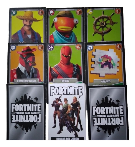 Cartas,trading Card De Fortnite, Son 31 Y Reglas Del Juego