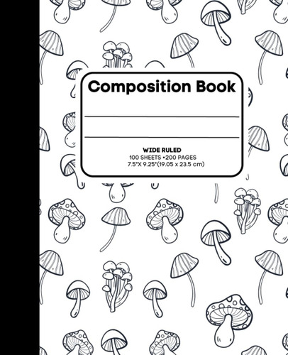 Libro: Composition Book: 100 Sheet 200 Page Wide Ruled 7.5  