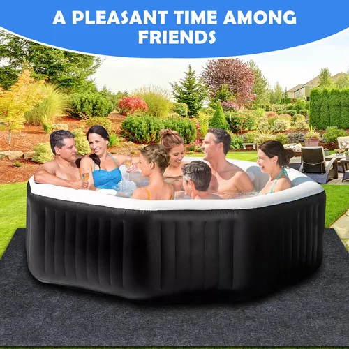 Tapete Inflable Extra Grande Para Banera De Hidromasaje De 1