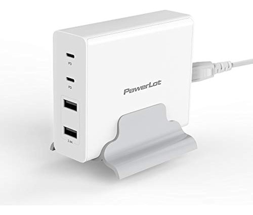 Cargador Usb C, Estación De Carga Powerlot 100w Usb C De 4 P