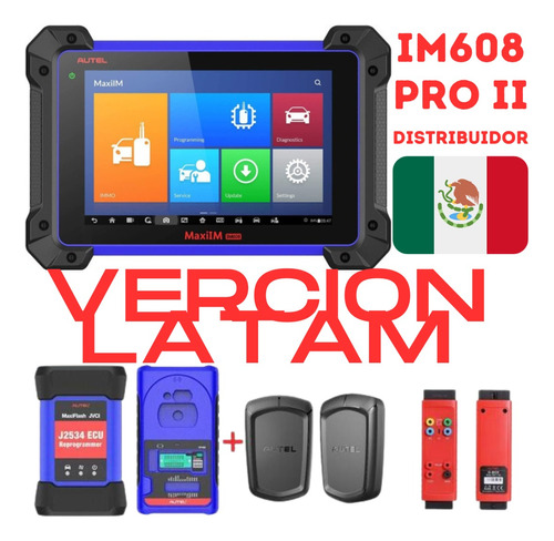 Programador De Llaves Im608 Pro Ii Autel Distribuidor Mexico