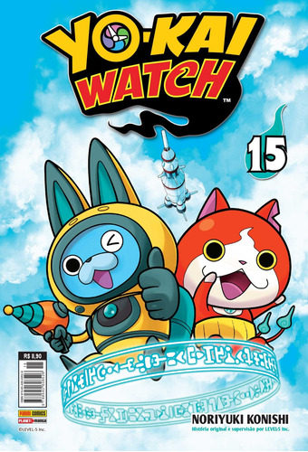 Yo-Kai Watch - Volume 15, de Konishi, Noriyuki. Editora Panini Brasil LTDA, capa mole em português, 2017
