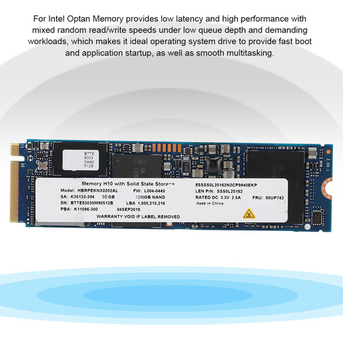 Memoria Portátil Para Optane Memony H10 Solid State Storage