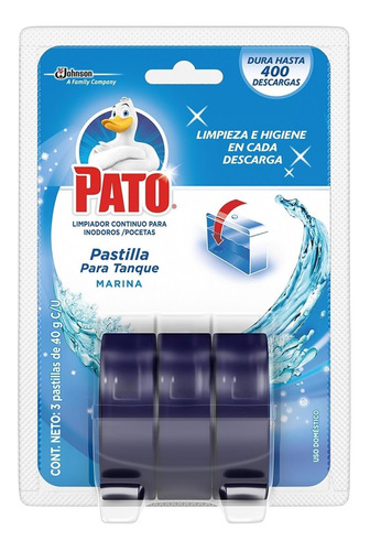 Pato Tanque Azul 3pack Mini Blister