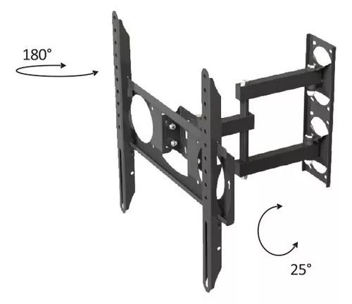 Soporte móvil doble brazo EXTRALARGO 70cm 32-75 - Megaelectro,  tecnología, soportes, bases TV, LED, LCD instalación en medellin.  electrodomésticos. bases para televisor – tecnologia, soportes y  electrodomésticos instalación de televisores