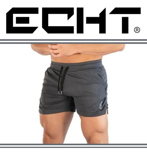 Imagen 5 de 10 de Short Deportivo Correr Elástico Corto Sexy Moda Echt Diag G