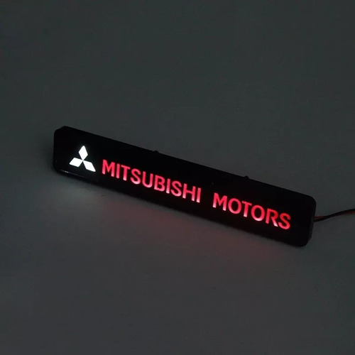 Insignia Mitsubishi Con Luz