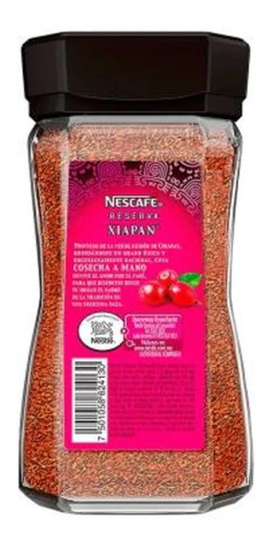 Café Soluble Nescafé Reserva Mexicana Xiapan 180 G