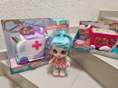 Muñeca Moose Kindi Kids Bandai Unicornio Lote Shopkins (Usado)