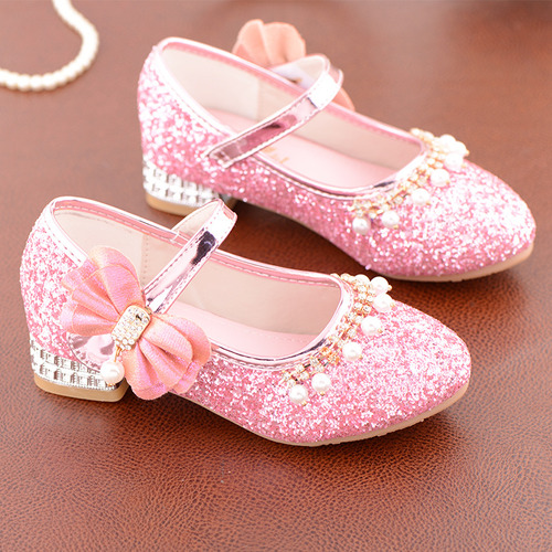 Zapatos De Princesa Para Niños De Cristal De Fiesta De Boda