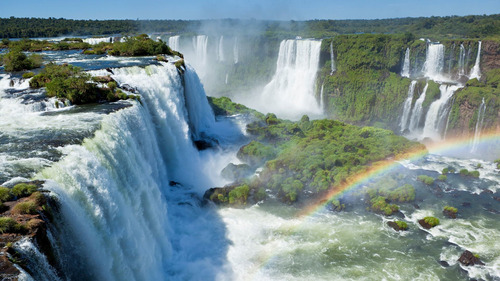 Vinilo Decorativo 20x30cm Cataratas Iguazu Paisaje M10