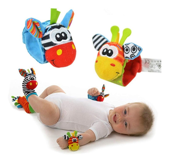 Rana Sonajero pulsera isuper Baby muñeca Sonajeros motricidad juguete juguetes para bebés de 0 a 3 años 