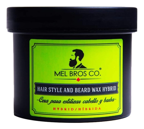 Cera Híbrida Estilizadora Mel Bros Co. Cabello Y Barba 118ml