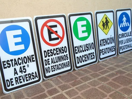 Carteles De Transito Chapa Galvanizada Señales Tu Campo.