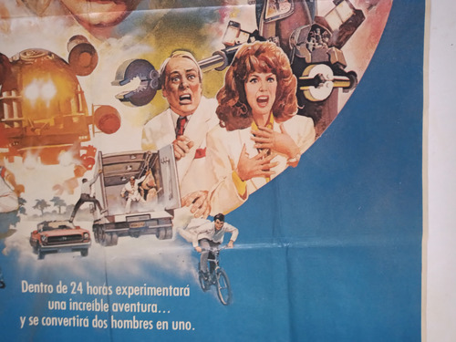 Afiche Cine Antiguo Viaje Insolito -doble- Joe Dante Años 80 (Usado)