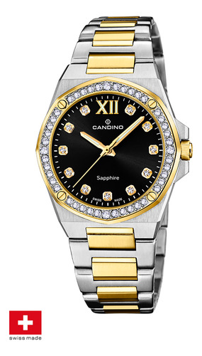 Reloj C4752/3 Candino Swiss Negro Mujer Newness
