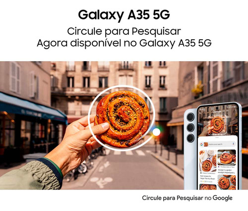 Samsung Galaxy A35 5G 128GB Azul-escuro 6GB RAM - Excelente (Recondicionado)