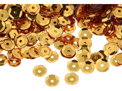 2x6mm Flores Copa Suelta Lentejuelas Paillettes Costura Boda