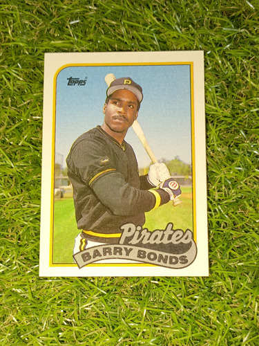 Cv Barry Bonds Topps 1989 Piratas De Pittsburgh 