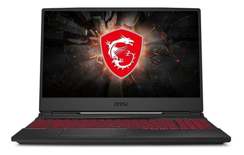 Portátil gamer  MSI GL Series GL65 Leopard negra 15.6", Intel Core i7 10750H  16GB de RAM 1TB HDD 256GB SSD, NVIDIA GeForce RTX 2060 144 Hz 1920x1080px Windows 10 Home