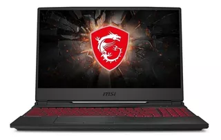 Portátil gamer MSI GL Series GL65 Leopard negra 15.6", Intel Core i7 10750H 16GB de RAM 1TB HDD 256GB SSD, NVIDIA GeForce RTX 2060 144 Hz 1920x1080px Windows 10 Home