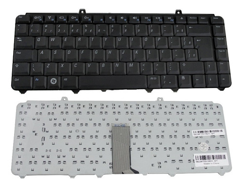 Teclado portátil Dell Inspiron 1545 1520 1525 Standard Br, color negro