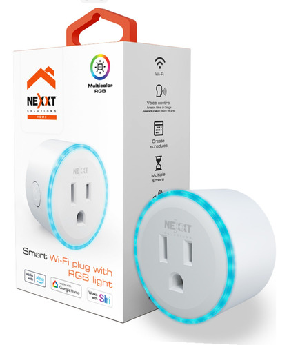 Enchufe Inteligente Wi-fi Siri Rgb Nexxt Nhp-s610 Circuit S.