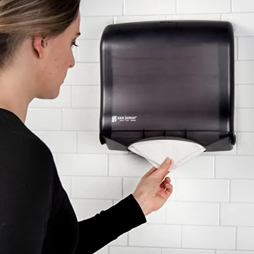 San Jamar T1755tbk Dispensador De Toallas Plegadas Ultrafold
