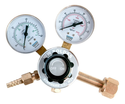 Regulador Para Cilindro De Co2 W24 Standard Wwsoldas