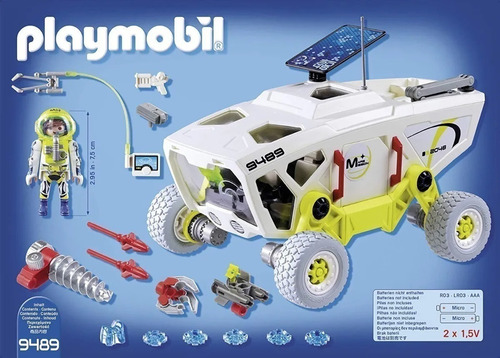 Playmobil Vehiculo De Reconocimiento 9489 Space Orig Edu