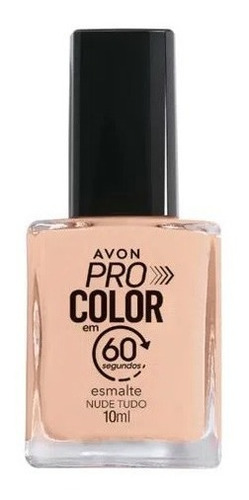 Imagem 1 de 1 de Avon - Pro Color 60 Segundos - Esmalte - Nude Tudo