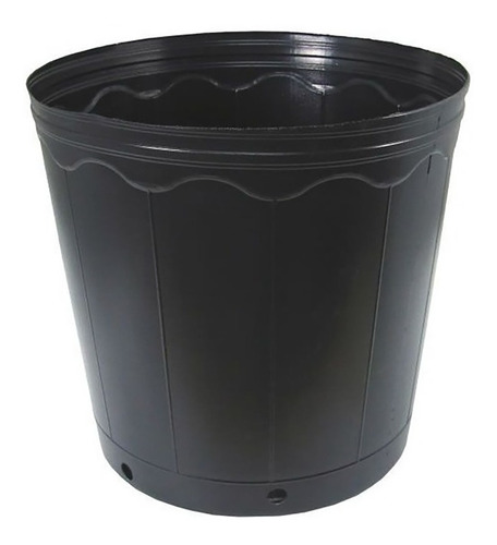 50 Vasos Pote Preto Para Mudas Plastico 26 Litros