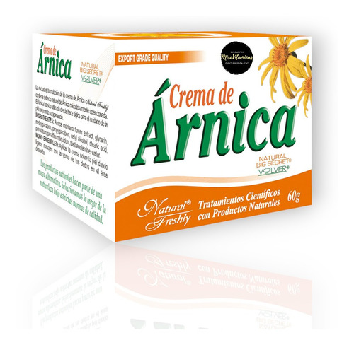 Crema De Árnica Natural Freshly 60 G - g a $365