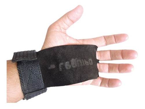 Hand Grip Couro Lequipo Ajustável - Preto Tamanho M