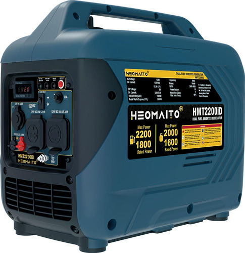 Generador Inversor Portátil Heomaito Dual 2200w Silencioso