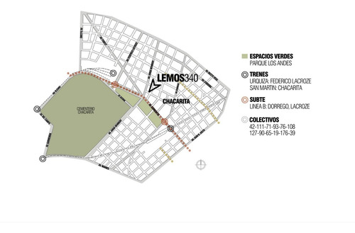 Imagen 8 de 10 de Venta 2 Amb Con Toilette En Chacarita. Amenities