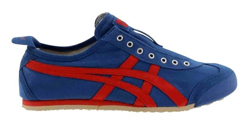 Tenis Onitsuka Tiger Unisex Azul Mexico 66 Slip On D3k0n4223