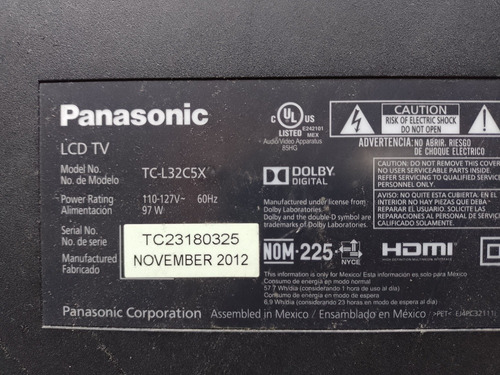 Tarjeta Main Panasonic 461c4v70l13